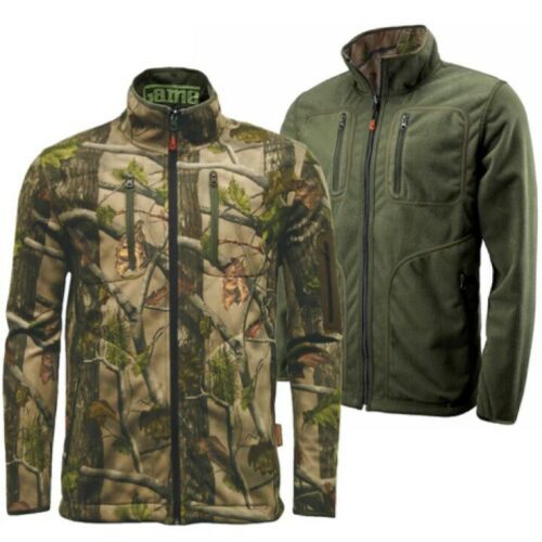 GAME REVERSIBLE CAMOUFLAGE JACKET MENS S-2XL WATERPROOF BREATHABLE Camo SMOCK