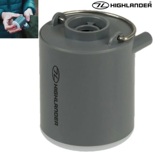 HIGHLANDER Wee Banshee Micro Lightweight Air Pump with Light USB Camping Lantern