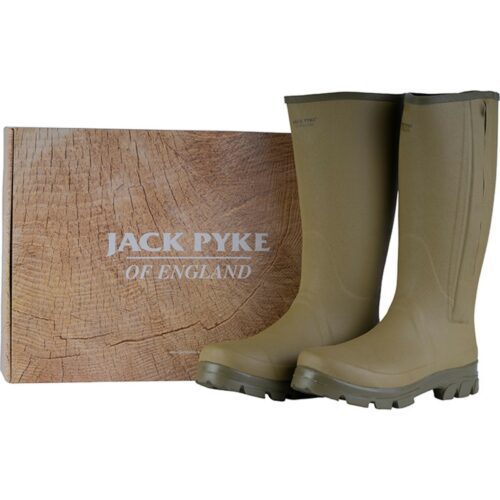 JACK PYKE Ashcombe Zipped WELLINGTON BOOTS MENS WELLIES UK 6-12 HUNTING GREEN