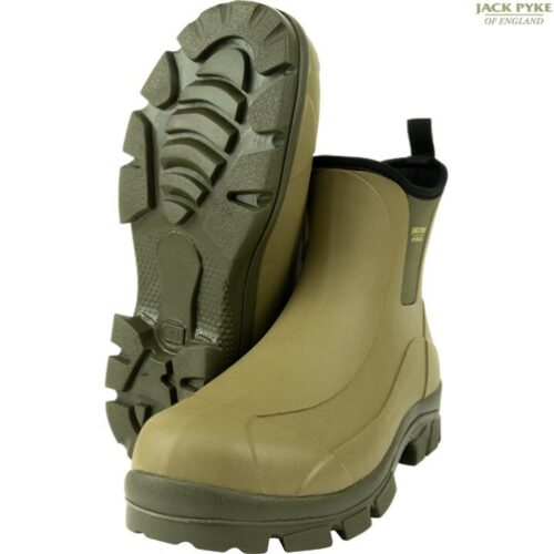 JACK PYKE GREEN ANKLE WELLIE BOOTS MENS WELLIES WATERPROOF RUBBER WELLINGTON