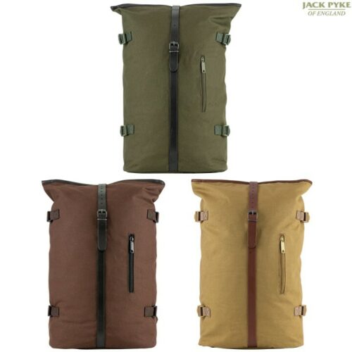 JACK PYKE CANVAS FOLD TOP RUCKSACK MENS KIT BAG HUNTING FISHING BACKPACK