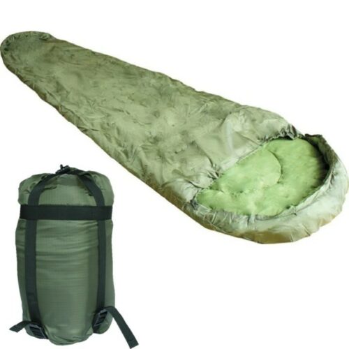 MILITARY ARMY CADET SLEEPING BAG Wild CAMPING Hiking SLEEP System GREEN