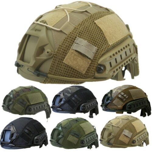 TACTICAL AIRSOFT FAST HELMET COVER ARMY SAS Black Camo PAINTBALLING