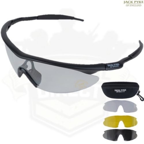 JACK PYKE PRO SPORT SHOOTING GLASSES PROTECTIVE AIRSOFT HUNTING CLAY PIGEON
