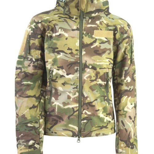 KIDS CAMOUFLAGE SOFT SHELL JACKET BOYS ARMY SCHOOL COAT FLEECE LINED CAMO