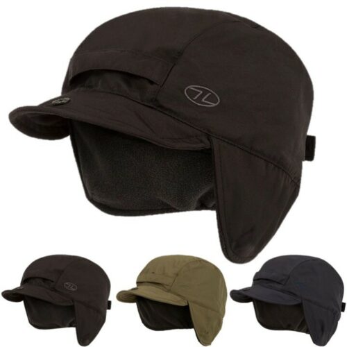 Highlander Waterproof Mountain Hat Thermal Fleece Lined MENS Cap Hiking HEADWEAR