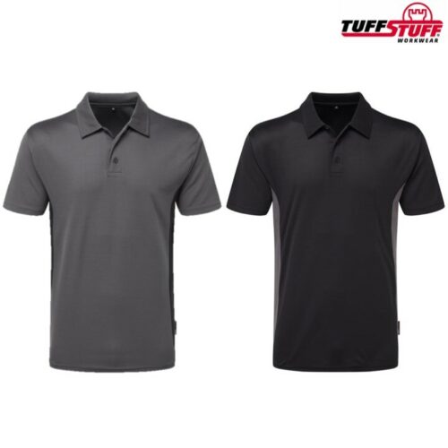 TUFFSTUFF WORKWEAR ELITE POLO SHIRT MENS S-2XL HEAVYWEIGHT MOISTURE WICKING