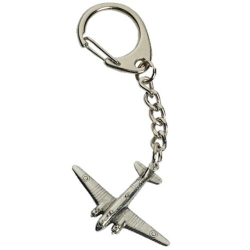 WORLD WAR 2 C-47 SKYTRAIN KEYRING WW2 ARMY BRITISH RAF AIRCRAFT C47 PLANE GIFT