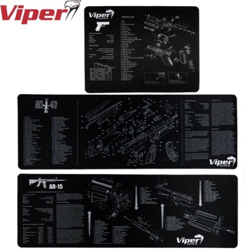 VIPER Gun Cleaning Mat 3mm RUBBER Shooting Airsoft Target Hunting Rifle Overview