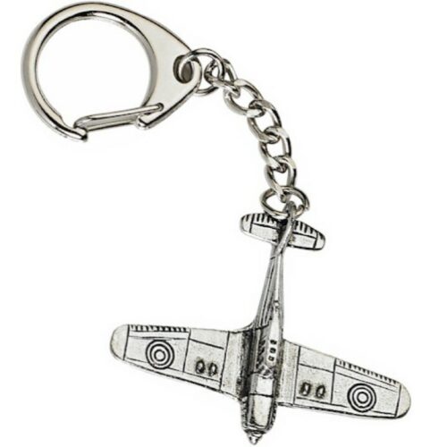 WORLD WAR 2 HAWKER HURRICANE KEYRING WW2 ARMY BRITISH RAF AIRCRAFT GIFT