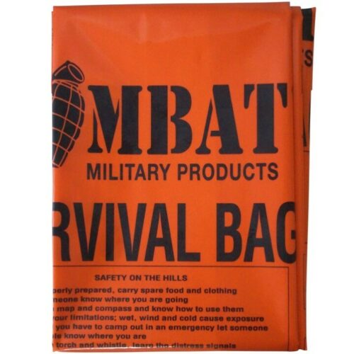ORANGE EMERGENCY SURVIVAL BAG PROTECTION SHELTER FIRST AID ARMY SURVIVAL