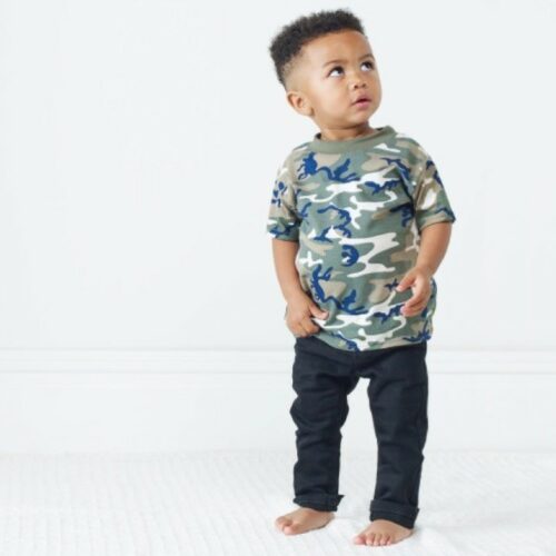 BABY TODDLER ARMY T-SHIRT 0-3M 5-6YR SUPER SOFT COTTON CAMOUFLAGE TOP BOYS KIDS
