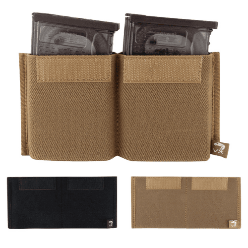 VIPER VX DOUBLE RIFLE MAG SLEEVE POUCH GUN MAGAZINE HOLDER AIRSOFT ARMY WEBBING