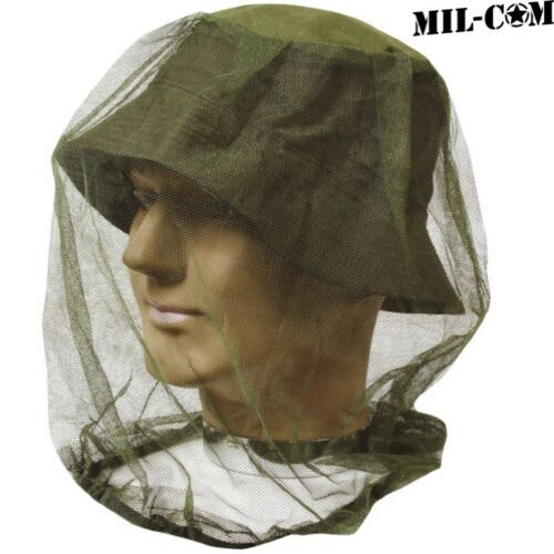 MIL-COM MOSQUITO HEAD NET ARMY STYLE PROTECTIVE HEAD FACE WEAR MESH HAT INSECT