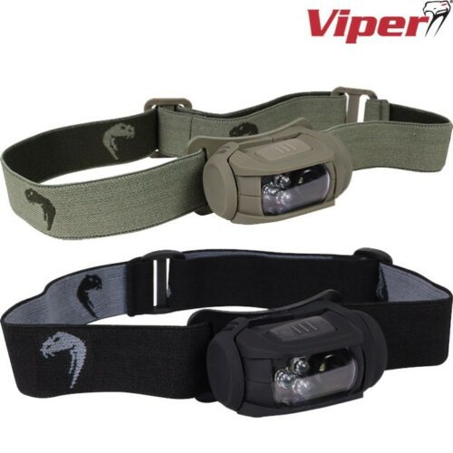 VIPER TACTICAL SPECIAL OPS HEAD TORCH WHITE RED LED LIGHT MOLLE CADET ARMY