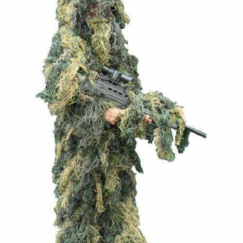 KIDS ARMY GHILLIE SUIT BOYS CAMO SOLDIER SNIPER FANCY DRESS 3D Halloween COSTUME