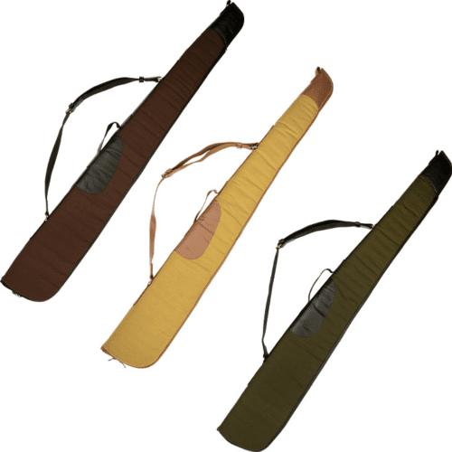 JACK PYKE CANVAS SHOTGUN SLIP 140cm LEATHER STRAPS GUN BAG SHOOTING HUNTING
