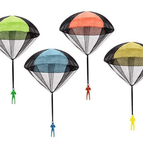 4pk Parachute Toy Soldiers Boys Army Loot Party Bag Fillers