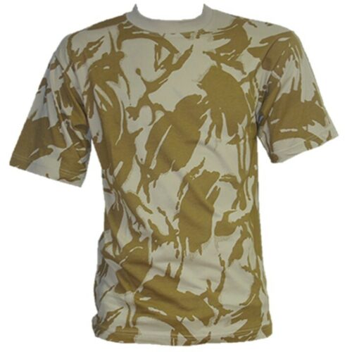 Highlander KIDS ARMY T-SHIRT 5-12 YRS BOYS GIRLS FANCY DRESS Desert Camo Top