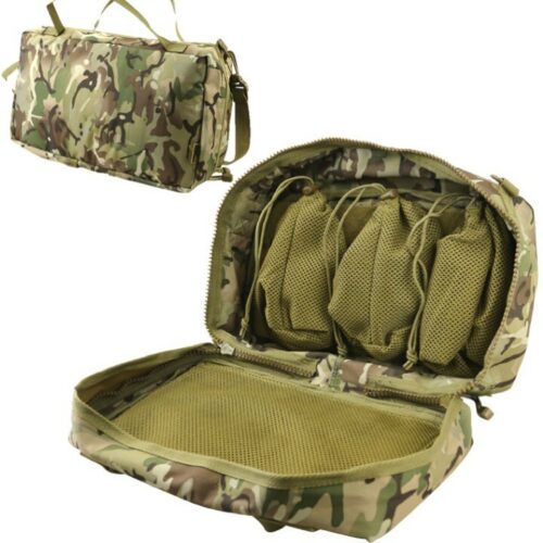 TACTICAL ARMY MEDIC BERGEN SIDE POUCH FIRST AID STORAGE BAG MTP BTP CAMO GREEN