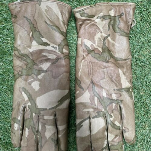 BRITISH ARMY MK2 MTP LEATHER COMBAT GLOVES GENUINE ISSUE SURPLUS CADET FISHING