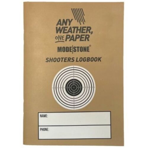 MODESTONE SHOOTERS LOGBOOK NOTEPAD A6 WATERPROOF PAPER | POCKET SIZE NOTEBOOK