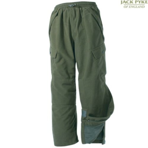 JACK PYKE HUNTERS TROUSERS Mens S-2XL STEALTH WATERPROOF SILENT HUNTING GREEN