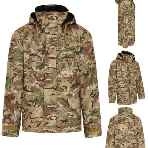ARMY MOD KOM-TEX WATERPROOF SMOCK JACKET | XS-3XL RANK SLIDE CADET BTP MTP CAMO