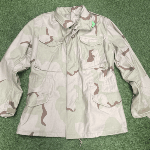 American US Army Desert Camo Jacket Cold Weather Field Coat Class 4 Small/ Long
