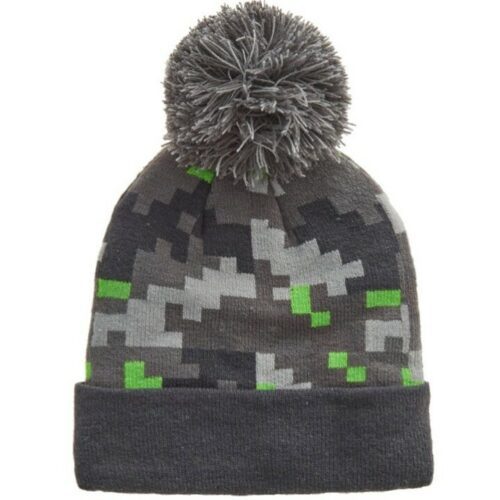 BOYS ARMY CAMO BEANIE HAT 2-13yrs TODDLER KIDS URBAN DIGICAM CAMOUFLAGE WINTER