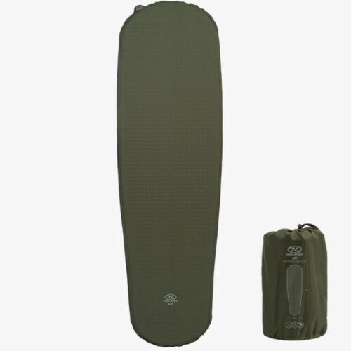 HIGHLANDER Kip Self Inflatable Sleeping Mat MATTRESS 185cm CAMPING ARMY CADET