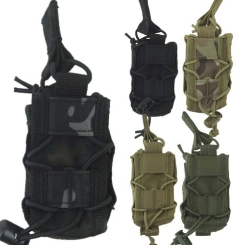Elite Grenade Pouch TACTICAL FLASH SMOKE HOLDER WEBBING MOLLE ARMY AIRSOFT