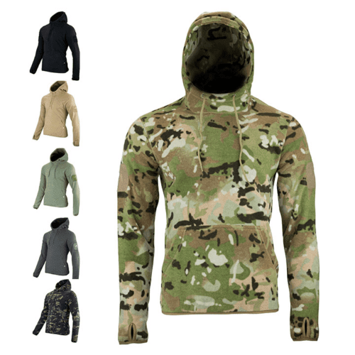 VIPER FLEECE HOODIE MENS S-3XL THERMAL TOP ARMY MTP VCAM CAMO TACTICAL SPORTS