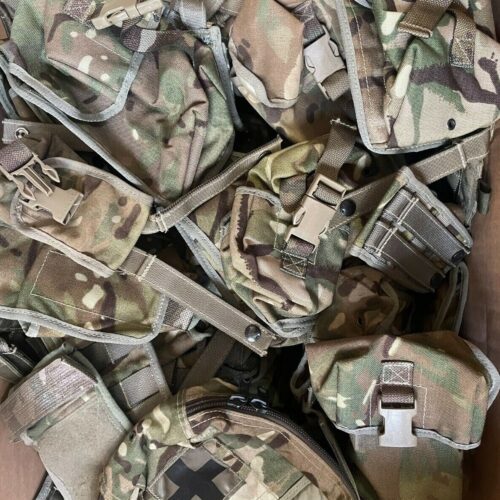 British Army Osprey Kit Pouch Water Bottle Utility Ammo MTP Camo Webbing B13