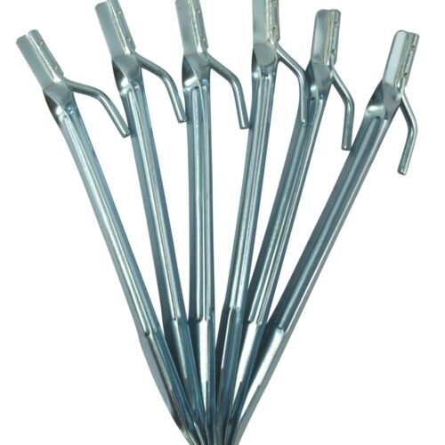 6pk MILITARY SPEC Heavy Duty TENT PEGS BASHA BIVI ARMY FIELDCRAFT CAMPING TENT
