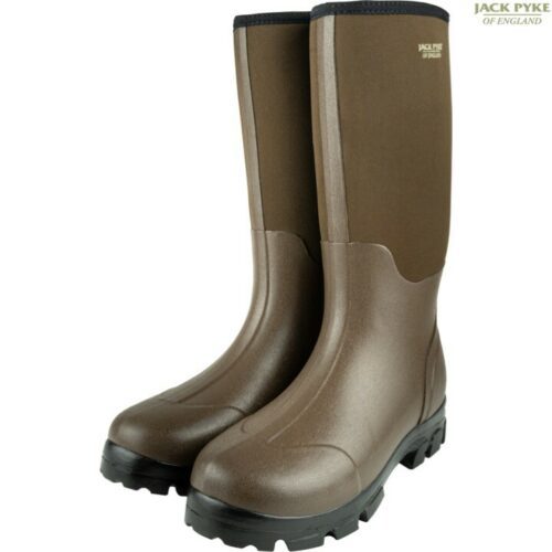 JACK PYKE ASHCOMBE NEOPRENE WELLINGTON BOOTS MENS WELLIES UK 6 -12 HUNTING BROWN
