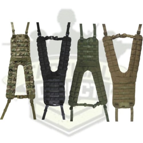 MILITARY STYLE MOLLE BATTLE YOKE MTP BTP CAMO BLACK BRITSH ARMY WEBBING AIRSOFT