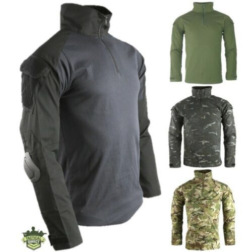 BRITISH ARMY STYLE SPEC OPS UBAC SHIRT WITH ELBOW PADS MENS S-3XL MTP BTP CAMO