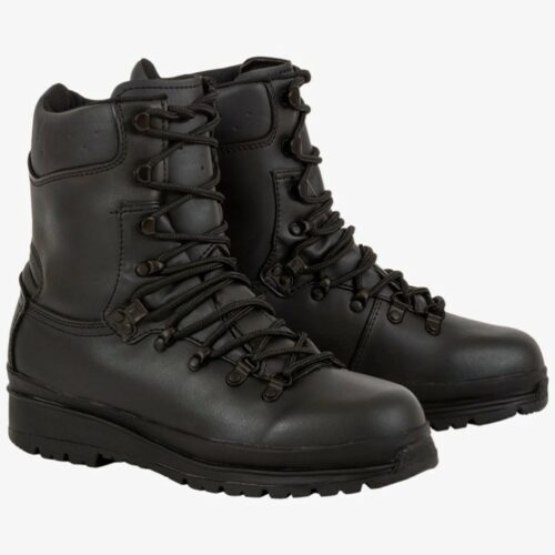 HIGHLANDER ELITE Black BOOTS UK 3 UK 5 COMBAT BRITISH ARMY STYLE BOYS CADET