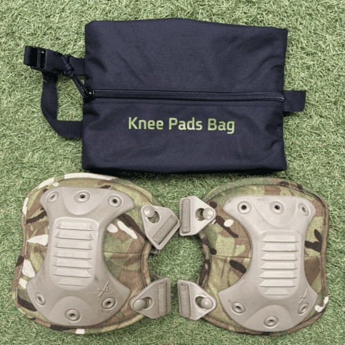 British Army VIRTUS Knee Pads + Bag Pair MTP Camo Latest Issue Protection Pads