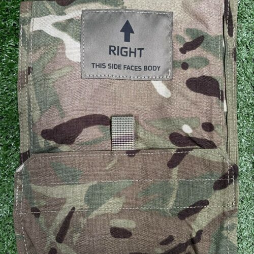 BRITISH ARMY STV VIRTUS SIDE PLATE CARRIER Pouch RIGHT SIDE ONLY MTP Camo (B2)