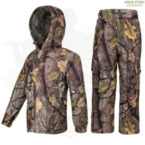 JACK PYKE KIDS OUTFIT WATERPROOF JACKET TROUSERS 5-12 YRS EVO CAMO COAT BOYS