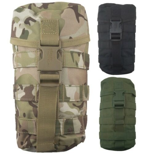 LARGE MOLLE UNIVERSAL UTILITY WEBBING POUCH ZIPPED STORAGE ARMY Camo AIRSOFT