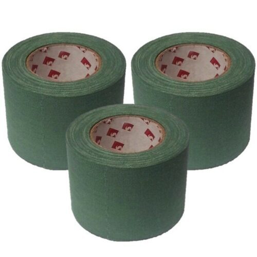 x3 British Army SCAPA Tape Green 10M X 5cm High Strength MATERIAL Sniper REPAIR