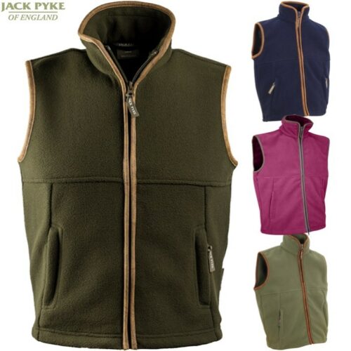 JACK PYKE KIDS COUNTRY FLEECE GILET 6m - 13yrs BOYS HUNTING BEATING BODY WARMER