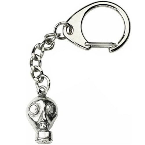 WORLD WAR 1 GAS MASK KEYRING WW1 BRITISH ARMY RAF MILITARY GIFT COLLECTORS CBRN
