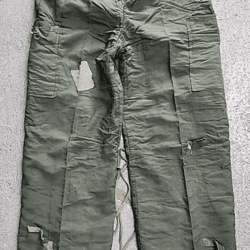 BRITISH ARMY ISSUED GREEN NBC TROUSERS MEDIUM GRADE 2 CADET (B2)