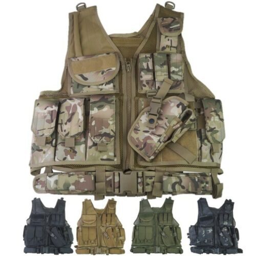 CROSS DRAW TACTICAL VEST POUCHES AIRSOFT PAINTBALLING ARMY MTP BTP CHEST WEBBING