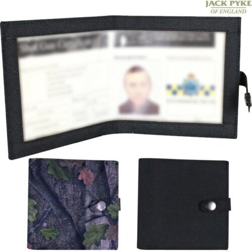 JACK PYKE CERTIFICATE HOLDER FITS SHOTGUN & FIREARMS ID SECURITY WALLET CAMO