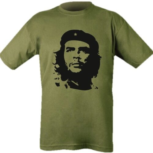 CHE GUEVARA FACE T-SHIRT IMAGE MENS S-2XL 100% COTTON TOP MILITARY ARMY